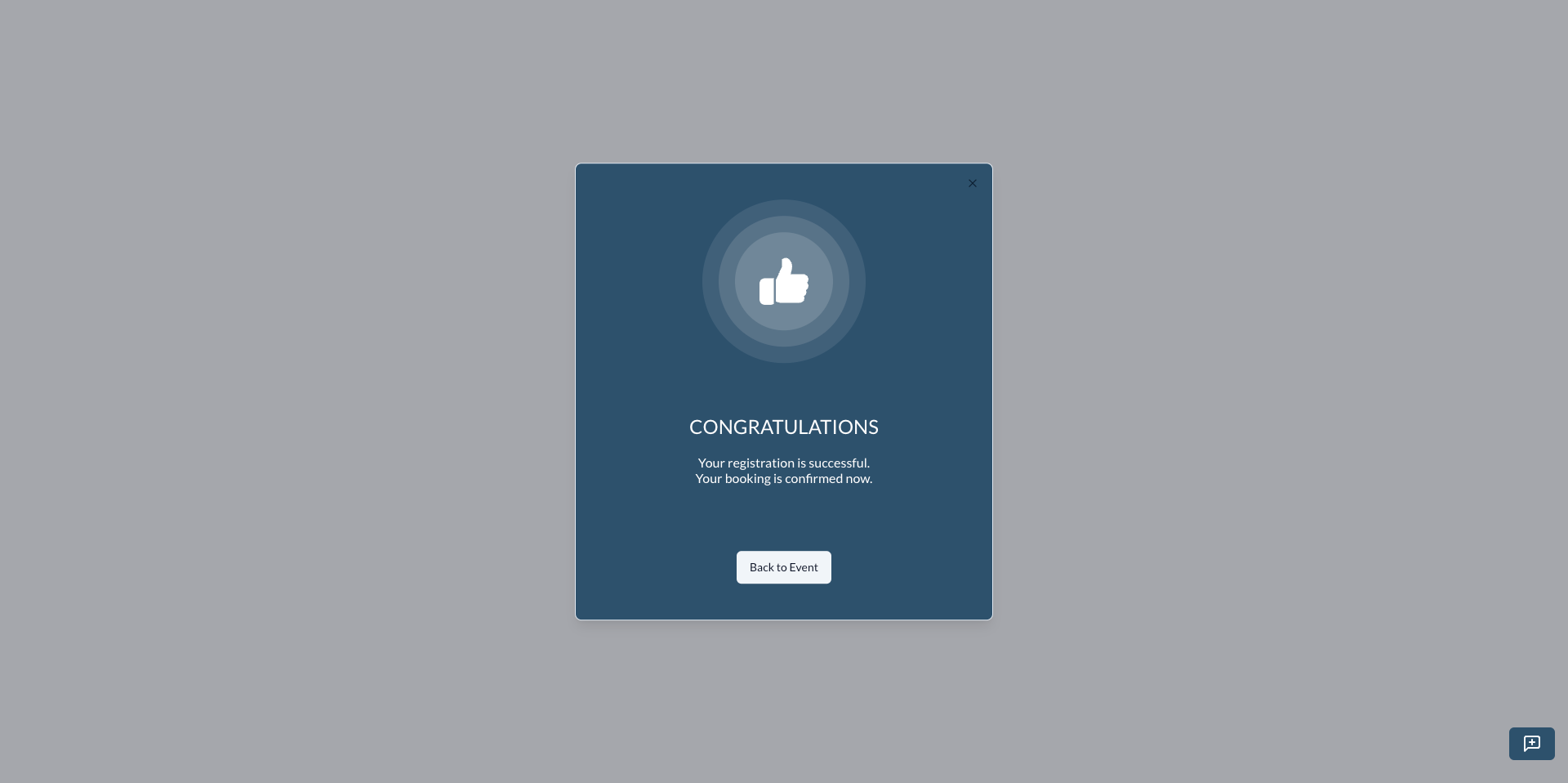 Register Event Form Step 5